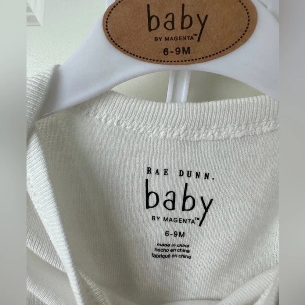 Rae Dunn Fall Themed Baby Outfit Size 6-9m